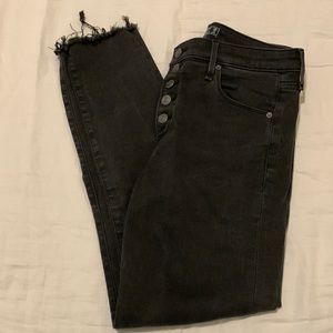 Abercrombie black skinny jeans size 8R